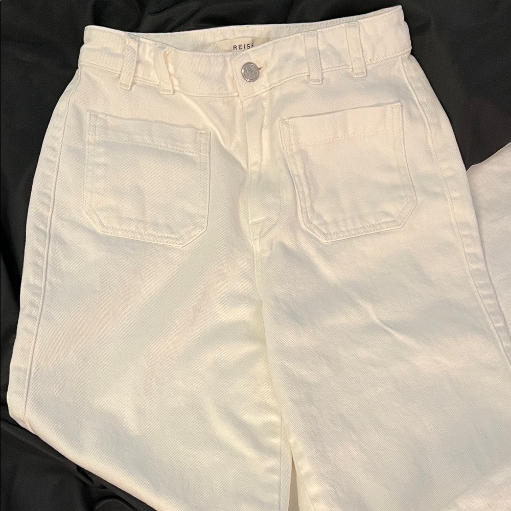 Reiss Isa High Rise Flared Jeans - Picture 3 of 14